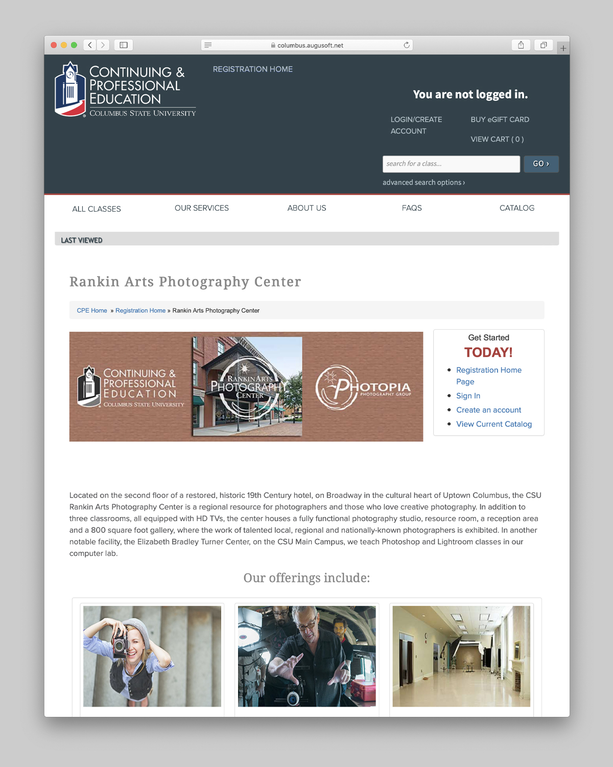 Rankin Arts Photography Center
